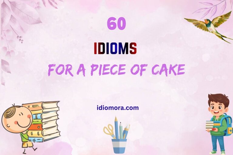idioms for a piece of cake