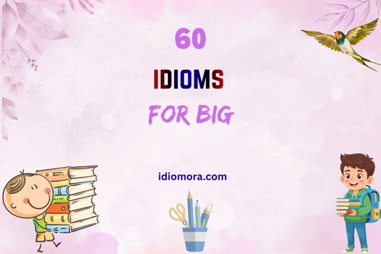 idioms for big