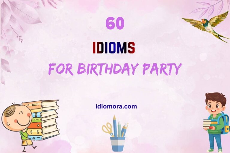 idioms for birthday party