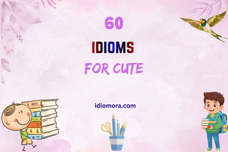 idioms for cute