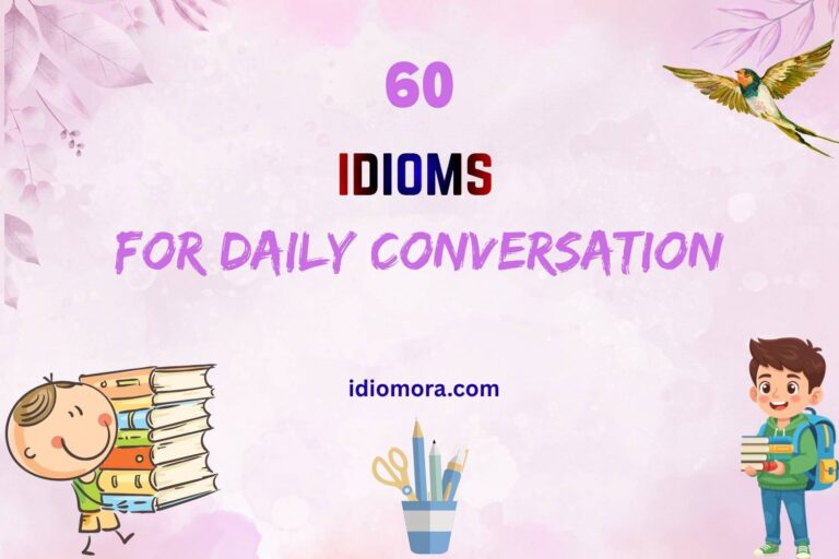 idioms for daily conversation