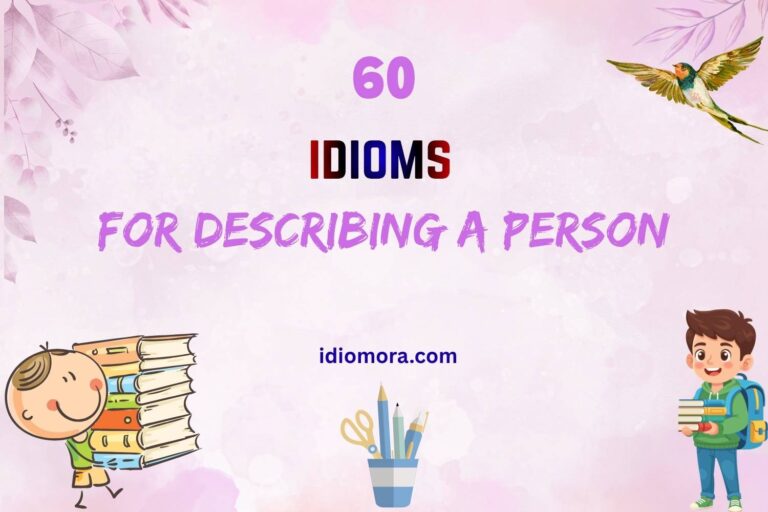 idioms for describing a person