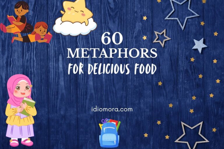metaphors for delicious food