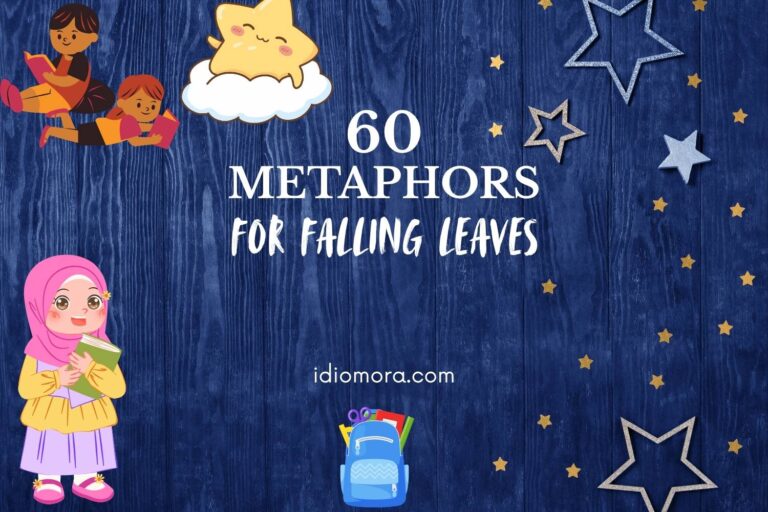 metaphors for falling leaves
