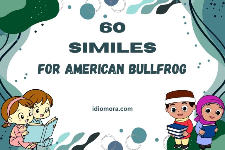 similes for american bullfrog