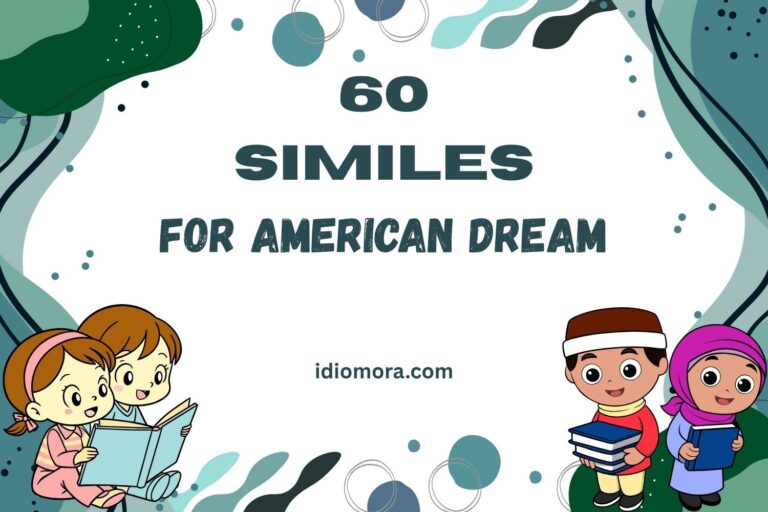 similes for american dream