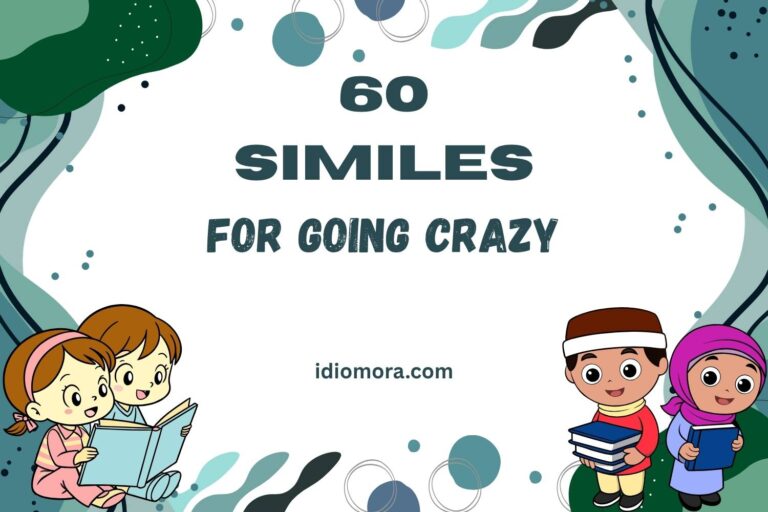 similes for going crazy