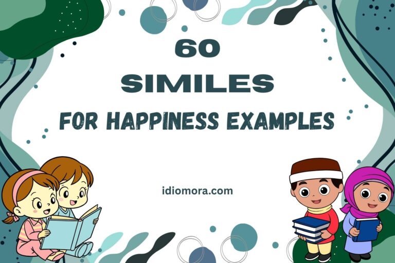 similes for happiness examples